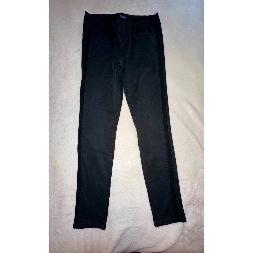 American Eagle Outfitters Black Super Stretch Pants Size 10 Long